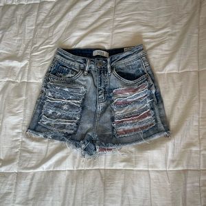 Jean shorts, size small, perfect condition